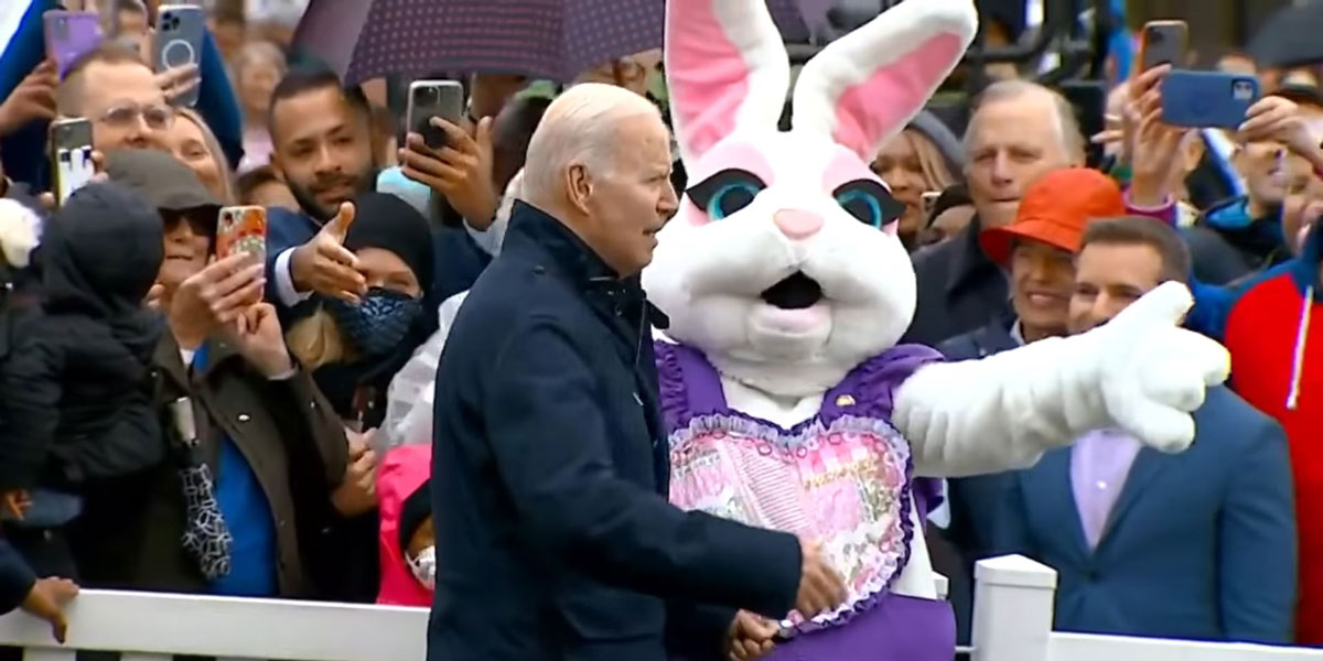 Biden and Eastern bunny